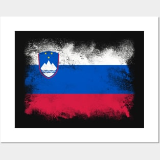 Slovenia Flag Posters and Art